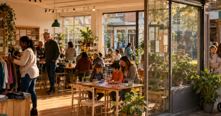 Empty Shop Into A Community Hub