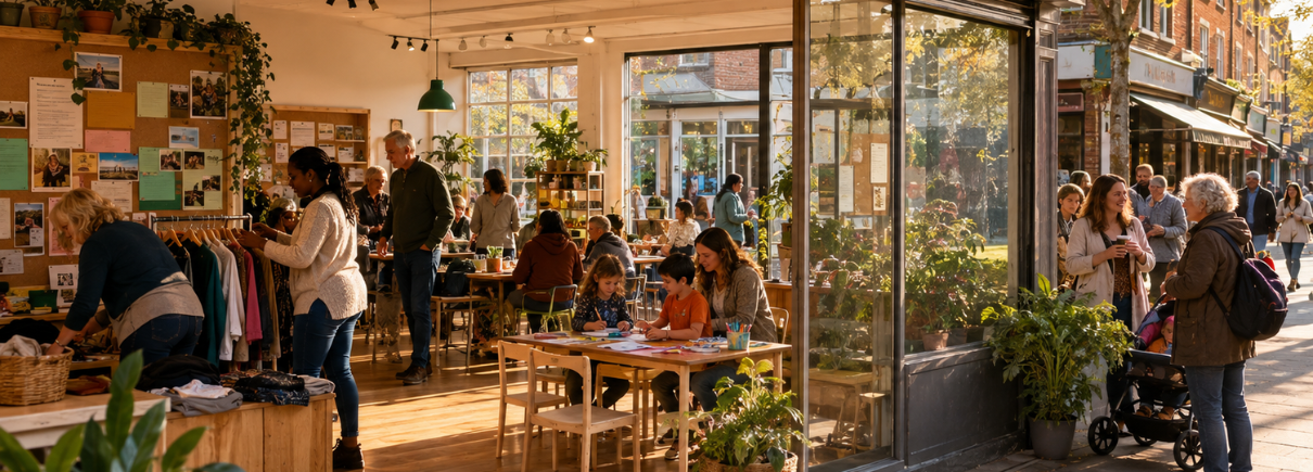 Empty Shop Into A Community Hub